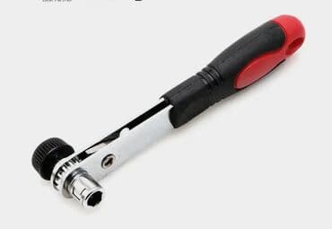 Напольные покрытия: Трещоточный ключ с двойным назначением: регулируемый, корпус из стали — 3