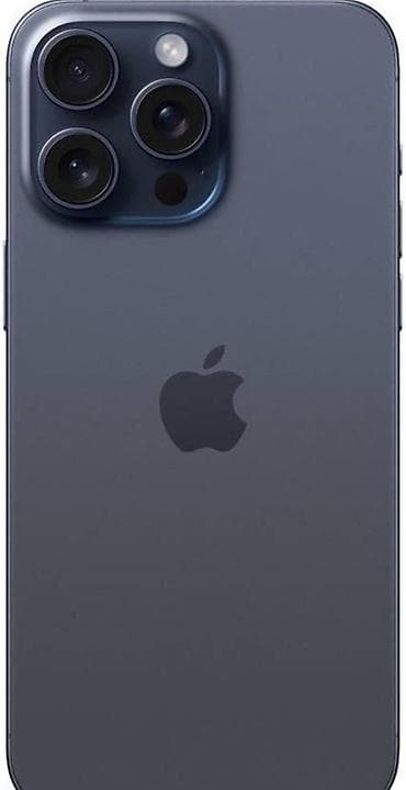 iphone 5 's: Iphone 15 pro max.Yaddaş 512GB.pil 87.Rəng mavi titanium.Əla — 3