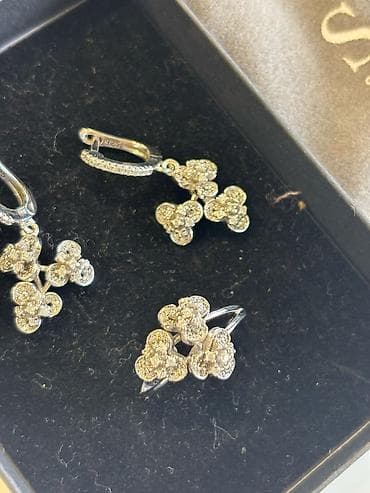 bts canta: Dəstə daxildir: Üzük, Sırğa, Gümüş — 6