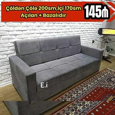 Divanlar: Di̇van-kravat, Açılan, Bazalı, Çatdırılma yoxdur — 1