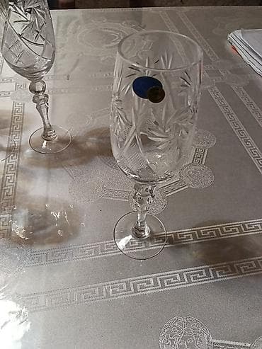 gurcu xengeli sumqayit: Qədəhlər, Xrustal, 6 ədədli dəst — 3