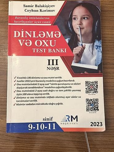 Məhsul: “Dinləmə və Oxu – Test Bankı” (III nəşr) Müəlliflər: Samir