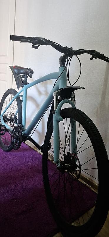 Musiqi alətləri: Şəhər/trek hibrid tipli velo - Yüngül alüminium gövdə, rahat şəhər — 2