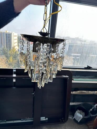 ikinci əl lusturlər: Çılçıraq, 3 lampa, Xrustal — 1