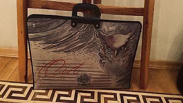 Laqondalar: Taxta rəssam molberti və portfel sumka hədiyyə - Material: möhkəm — 2