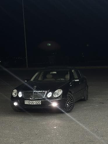 Avtomobil satışı: Mercedes-Benz E320 (W211) sedan – qara rəngli, V6 mühərrikli. Texniki — 1