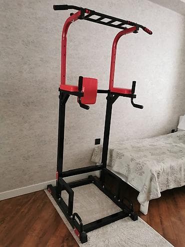 turnik: Ev üçün çoxfunksiyalı turnik–parallel qollar–dips stansiyası - — 3