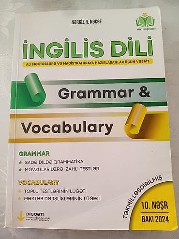 Məhsul: İngilis Dili – Grammar & Vocabulary (Nərgiz R. Nəcəf)