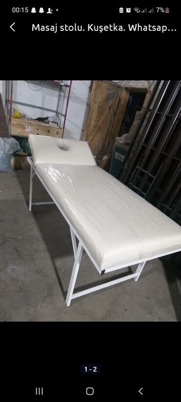 lupa qiymeti: Sade kuşetka 85 azn Qatlanan camadan kuşetka 100 azn Tibbi kuşetka — 16