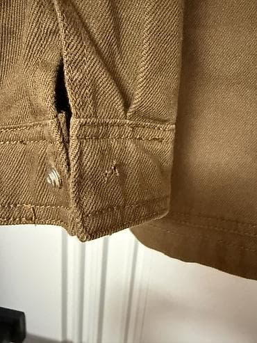 işçi geyimi: Pull&Bear iki rəngli işçi tərzli cins jaket - Brend — 5