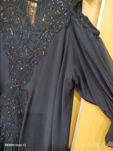 rezin şifon fasonlar: Вечернее шифоновое платье на подкладке. 
44 razmer — 3