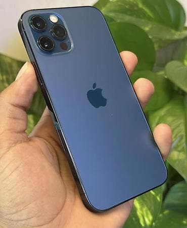 iphone 11 yaşıl: IPhone 12 Pro, 128 GB, Pacific Blue, Face ID — 1