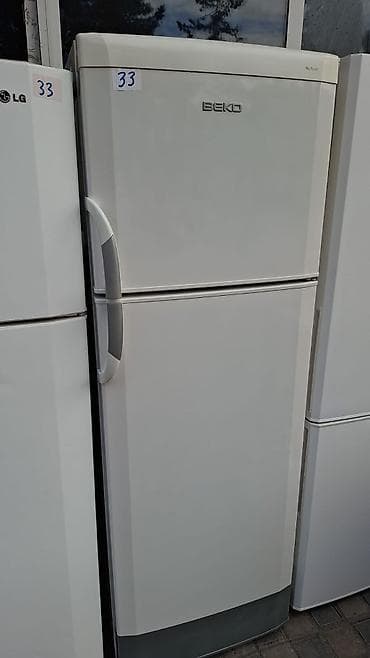 beko televizor: 2 qapılı Beko Soyuducu Satılır, rəng - Ağ — 1