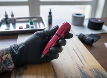 taş yunu: Qırmızı kartricli döymə qələm dəsti - Alüminium gövdəli, yüngül və — 1