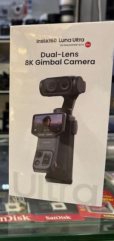 8600 luna: Məhsul: Insta360 Luna Ultra – ikili obyektivli 8K gimbal kamera • — 5