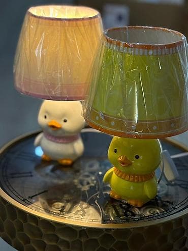 Uşaq otağı üçün masa lampası – ördək fiqurlu - Dizayn: Sevimli ördək