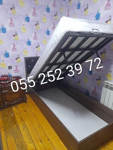 Çarpayılar: Yeni, Təknəfərlik çarpayı, Bazalı, Matras ilə, Siyirməsiz, Azərbaycan — 4