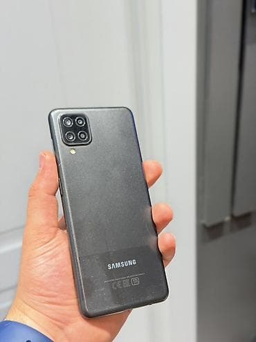 Samsung Galaxy A12, rəng - Qara, İki sim kartlı