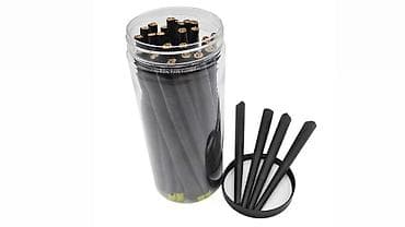 karandas desti: Qara qrafit karandaşlar dəsti – şəffaf silindr qutuda - Dəst — 1