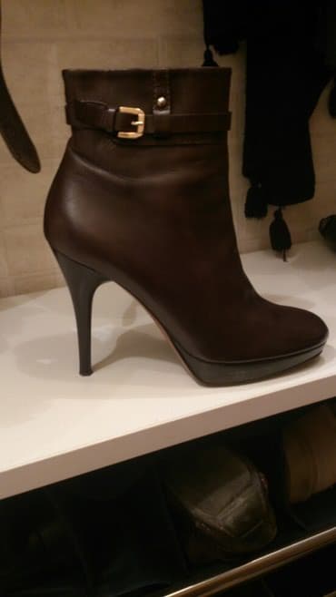 botlar: Ölçü: 39, rəng - Qəhvəyi, Yeni — 2