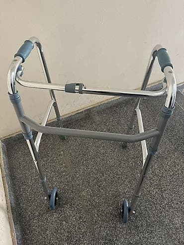 Tibbi məhsullar: İki təkərli yeriş çərçivəsi (walker) - Material: yüngül alüminium — 1