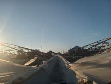 купить измельчитель сена бу: Sera karkası və aksesuarları 2 eded 40 metre uzunluğu 17 metre eni — 4