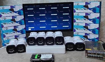 komputer dəst: Monitor 20 ekran dvr 16 çıxışlı telefonla izləmə 8 ədəd color full — 1