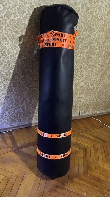 заказать боксёрскую грушу: Boks üçün asma qruşa (punching bag)🥊 - Material: qalın, davamlı — 1