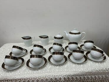 Çay dəsti, Farfor, 10 nəfərlik