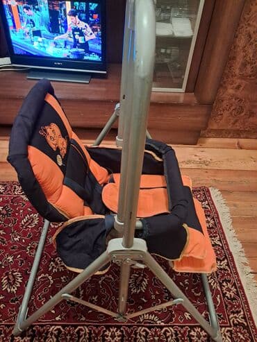 uşaq yelənçəyi: İşlənmiş, Oturacaq-yelləncək, Zontiksiz, Metal — 7