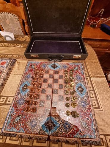 İdman və hobbi: Sədəfdən şahmat, hədiyyəlik ölçüsü:50×50 — 4