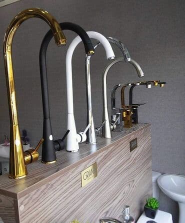 dus seti: GRANA markalı premium qarışdırıcı kranlar - Dizayn: Minimalist və — 3