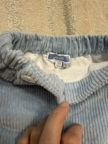 trapez şalvar: Jacadi körpə şalvarı - Brend: Jacadi - Ölçü: 12M (74 sm) - Material — 2