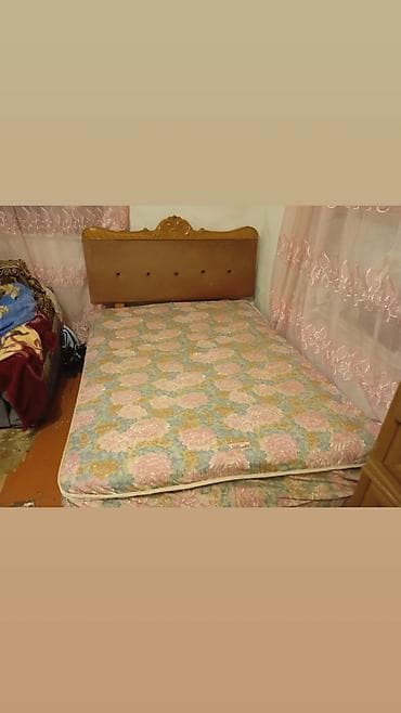 İkinəfərlik çarpayı, Matras ilə, Siyirməsiz