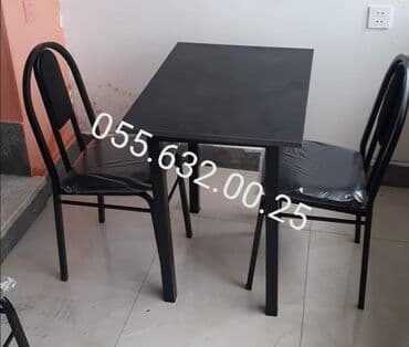 барные столы и стулья: Stullar ilə, Dördbucaq masa, 4 nəfər, Azərbaycan, Zəmanətli, Kredit yoxdur, Ödənişli quraşdırma — 24