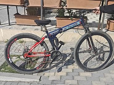 velisoped: Crosser qatlanan dağ velosipedi - Çərçivə: Polad, qatlanan — 3