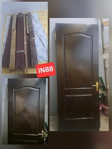 ucuz utu: Qonaq otağı üçün İşlənmiş Otaq qapısı 90x205 sm Çərçivə ilə, Zəmanətli, Ünvandan götürmə — 1