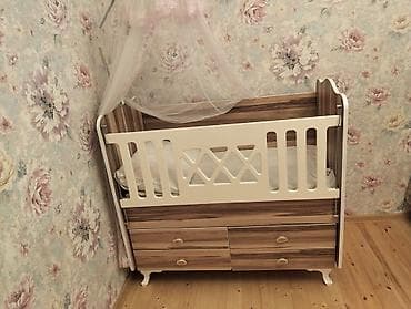 Beşiklər: Oğlan və qız üçün, Dördbucaq, Beşik, Dəstsiz, Matrassız, Yellənmə mexanizmsiz — 2