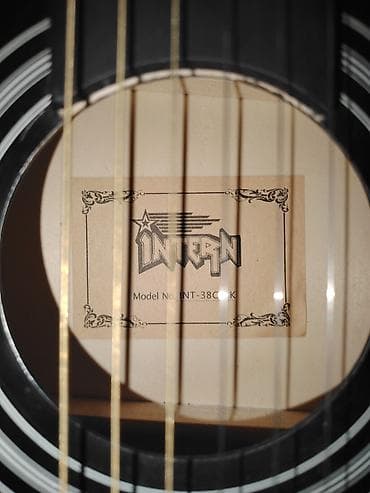 gitara satisi: Intern akustik gitara – model INT-38C-BK Təcili pul lazm olduğu üçün — 2