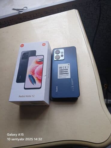 айфон 12 цена в баку: Redmi Note 12, 256 GB, rəng - Qara, Sensor — 4
