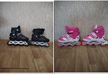 Inline təkərli konki dəsti - Model: tənzimlənən ölçülü uşaq/yunior