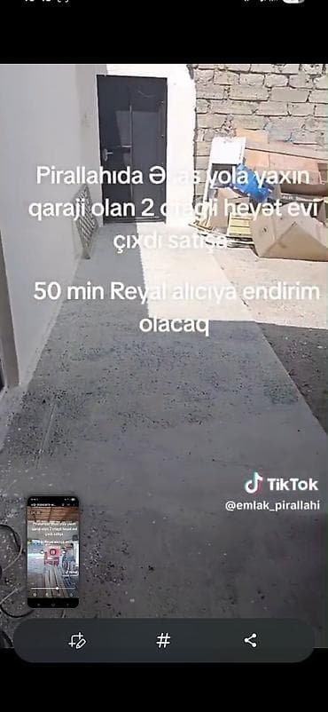 mini evler: Pirallahıda əsas yola yaxın yerləşən 2 otaqlı həyət evi. Həyətdə qaraj — 10