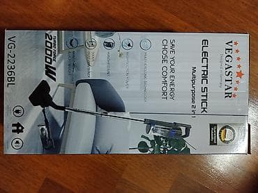 Aristonlar: VEGASTAR Electric Stick VG-2236BL — 2‑də‑1 çoxməqsədli şaquli/əl — 3