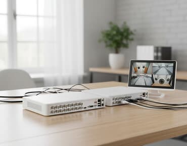 gunəş panelli kamera: 16 giriş Ağ rəngli, rəqəmsal video yazıcı (DVR) təhlükəsizlik — 1