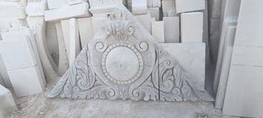 xarı bulbul: Ağ rəngli, daşdan hazırlanmış dekorativ güldan, bağlar, parklar və ya — 40