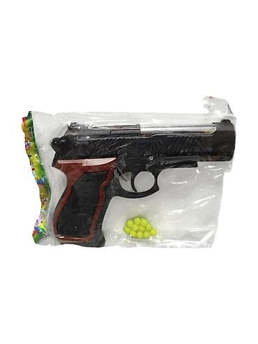 Oyuncaq tapança – plastik BB toplu - Material: yüngül və davamlı