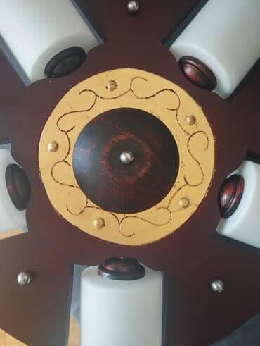 taxta cilciraqlar: Çılçıraq, 5 lampa, Taxta — 3