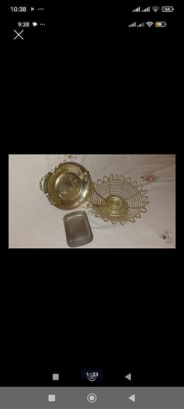 çay desmalı: Tort və şiriniyyat qabı, Farfor, Çexiya — 2