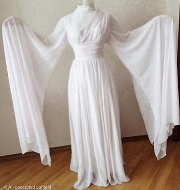 Zərif, uzun axıcı stildə pink - pudra ziyafət geyimi. - Rəng: açıq — 4