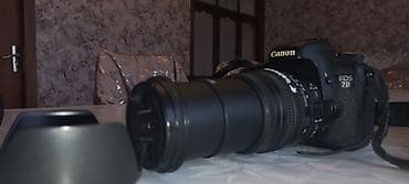 sərt disk: Canon EOS 7D DSLR fotoaparat + tele-zoom obyektiv komplekti - Korpus — 3